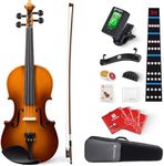 Vangoa Violin 3/4 Size Set Fiddle, 