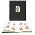 Vienrose 104 Pockets Mini Photo Album Instax with Writing Space,Arch Front Window, for 2x3 Inch Photos,Fujifilm Mini 12 11 99 40 Film,PIC-300/SocialMatic & Zip Printers,Wedding Keepsake Grey