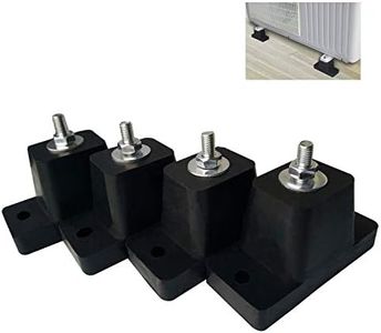 JIANZHENKEJI Air Conditioner Mounting Rubber Pads Bracket Use for Outdoor Units Mini Split & HVAC & Central Air Conditioner Condensers | Machine Shock Absorber Bracket(Pack of 4) (Ltem 1)