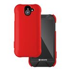 DuraForce Pro 2 Case Wireless ProTECH Soft Touch Rubber Finish Case for Kyocera DuraForce Pro 2 E6910 E6920 (Red)