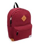 Everest Vintage Laptop Backpack, BURGUNDY, Standard, Eb1000