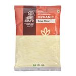 Pure & Sure Organic Soya Flour 500gm | 100% Natural Soyabean Atta | Rich in Protein & Helps in Muscle Strength for Daily Consumption | No Preservative & Adulteration