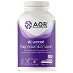 AOR - Advanced Magnesium Complex 200mg, 180 Capsules - Vegan and Non GMO - Bioavailable Magnesium from Four Key Sources - With Magnesium Glycinate, Magnesium Oxide and Pure Magnesium Supplement