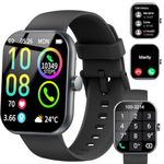 Smart Watch for Men Women, 1.96" HD Smart Watches Answer/Make Calls, Fitness Watch with Heart Rate Sleep Monitor, 113+Sports, Step Counter Activity Trackers, IP68 Waterproof Smartwatch for IOS Android