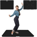 Koretech Tap Dance Floor, Portable Dance Floor, Professional Tap Board for Tap Dancing, Cushioned Base Dance Practice Floor, Large Size (Black)