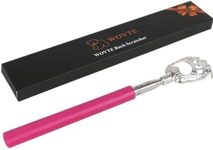 WOVTE Bear Claw Telescopic Back Scratcher for Women, Mothers Day Gifts Christmas Birthday Gifts Stocking Stuffers for Women Mom(Pink)