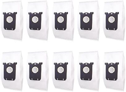 10 Pack Replacement S Bag Compatible for Electrolux S-Bag Classic Vacuum EL200F EL200F EL4100 EL4200 EL6985 EL7000 EL8500