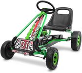 HONEY JOY Kids Pedal Go Kart, 4 Whe