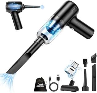 Mini Car Vacuum Cleaner,Handheld Vacuum Cordless,2 in 1 Rechargeable Vacuum Cleaner & Blower,Small Wireless Car Vacuum with 6000Pa Suction Power,Dust Buster,Portable Hoover Vacuum for Car Home Office