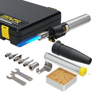LEXIVON Soldering Iron Kit – Adjustable Temperature, Accessories Included