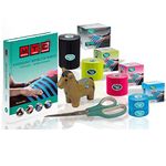 VetkinTape Introduction Equine Kinesiology Tape Box: 1 Box / 7 Pieces (Assorted Colors)