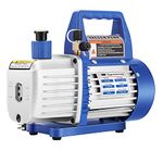 VIVOHOME 110V 1/3 HP 4.5 CFM Single Stage Rotary Vane Air Vacuum Pump with Oil Bottle