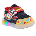 LEVOT SWEET-1-RED LED Light Stylish Slip on Sneakers for Boys & Girls(12 MONTHS-15 Months)