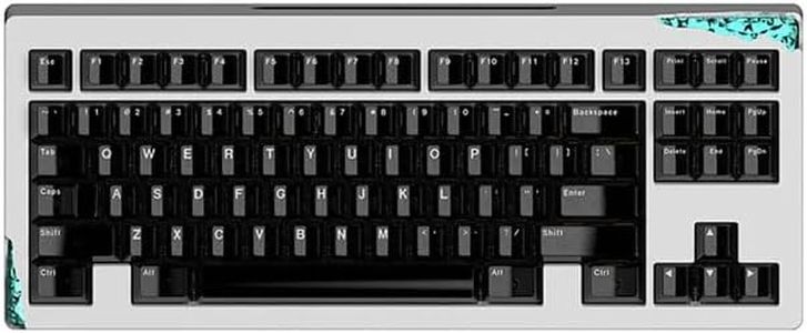 Angry miao AM Relic 80 Wireless Creamy Mechanical Gaming Keyboard, 87-Key Tri-Mode 2.4G Bluetooth, Custom Corner RGB, Hot-Swap Switch, High-End Gaming Accessories for PC & Mac - Chalk White