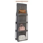 DQZSY Handbag Hanging Organizer (8 Pocket), Hanging Purse Organizer Handbag Storage Hanger Oxford Cloth Dust Proof Storage Holder Bag Wardrobe Closet Space Saving Organizers System,Washable