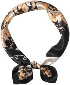 Lourny Bandanas for Men 35" Silk Scarf – Mens Accessories Satin Neck Scarf