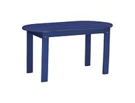 Linon Outdoor Table Jayde Adirondack, Blue Coffee