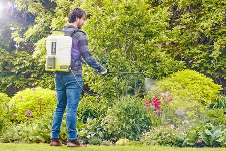 Ryobi 18V ONE+ Cordless Backpack Sprayer – Battery & Charger Not Included