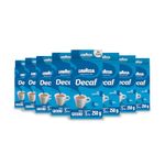 Lavazza, Caffè Decaffeinato, Ground Coffee, 8 Packs of 250 g, Ideal for Moka Pot, Filter Machine and French Press, Aromatic Notes of Dried Fruits, Arabica and Robusta, Intensity 3/10, Medium Roasting