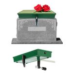 ALL SPECIAL 2 Sets Cemetery Saddles for Headstones - Grave Saddles for Tombstone, Flower Holder for Cemetery fit on Gravestone Wide from 3 to 8 Inches, Never Be Blown Away by Wind (Patented Product)