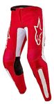 Alpinestars 3722024-3120-28 Motorcycle Trousers, Mars red/White, M