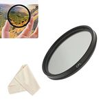 Camera Lens CPL Filter 62mm Ultra Slim HD Circular Polarizer Filter for Nikon NIKKOR Z DX 50-250mm f/4.5-6.3 VR Lens with Nikon Z7 Mark II, Z6 Mark II camera