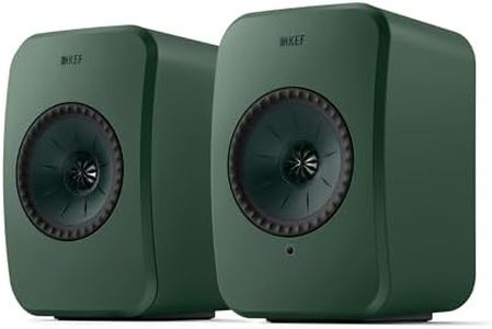 KEF LSX II LT Wireless Bookshelf Speakers, Sage Green | Music | TV & Home Cinema | Gaming | HDMI ARC | USB-C | Bluetooth | AirPlay 2 | Chromecast | Spotify