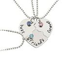 Friendship Necklace for 3 Best Frie