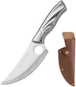 SOHISHI Japanese Chef Knife, Kitchen Knives Full Tang Clad Steel Butcher Cleaver 5.5 inch Blade Suitable for Cutting Vegetables, Fish, etc for Home Kitchen, Hotel, Restaurants