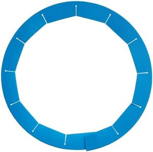 UAREBST Adjustable Pie Crust Shields Baking Protectors, Silicone Cover Ring Fits 8-11.4 Inch Pies, Baking Pie Pizza Crust Shield Protector Cover for Edges (Blue-1pcs)