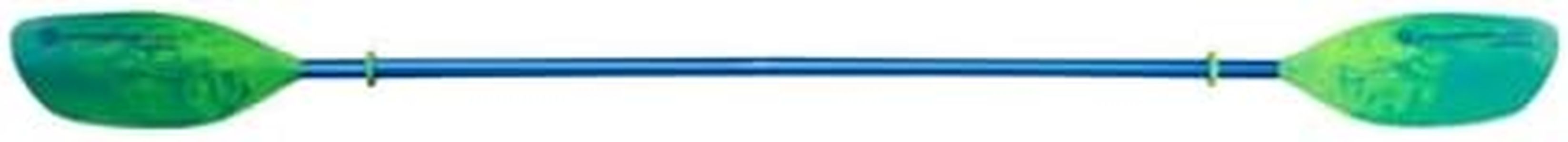 Perception Universal Kayak Paddle - 2 Piece Aluminum Shaft - Lime/Blue - 92.5 in