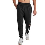 Champion Men's Powerblend Sweatpants, Black-586296, XL