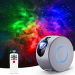 Star Night Light Projector with Remote Control LED Nebula Galaxy Projector for Baby Adults Bedroom/Theater/Game Rooms/Party Grey - axGear