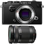 Olympus Pen-F 20MP Mirrorless Micro Four Thirds Digital Camera w/ 40-150mm Lens Bundle Includes Pen-F Digital Camera and M.Zuiko ED 14-150mm f4.0-5.6 II 10.7X Zoom Lens