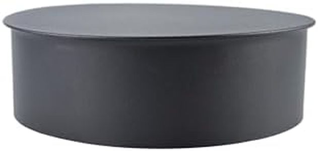 lrnyso Metal Flue Cover Cap,Indoor Chimney Pipe Cap, Round Chimney Stove Pipe Plug,Stove Pipe Cap BM0029 6 inch Fireplace Chimney Pipe 28Gauge