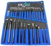 US PRO Tools 28pc Punch & Chisel Tool Set, Punches and Chisels 2232