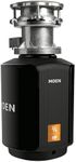 Moen GXB75C Host Series Control Activation 3/4 HP Garbage Disposal with Sound Reduction, Power Cord Included