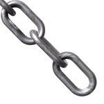 Mr. Chain Plastic Barrier Chain, Silver, 1-Inch Link Diameter, 25-Foot Length (10008-25)