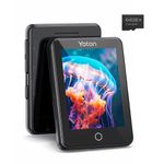 YOTON MP3 Player 80GB with Bluetooth 5.2, 2.4 in Full Touch Screen, Digital Lossless Music, with Built-in Speaker, 8H Play Time, HiFi Sound, FM Radio, Earphones Included