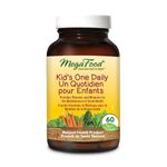 MegaFood Kid's One Daily - Multivitamin for Kids & Adolescents for Overall Health Maintenance - Non-GMO, Gluten-Free - 60 Tablets - 2 Month Supply