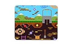 Mine Crafting 8 Bit Graphics Mouse Mat Pad - Gamer Teen Fun Computer #14668