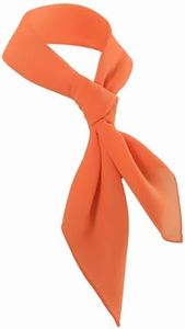 Orange Scarf Orange Ascot Fred Jones Costume Adult Neck Scarf Women Men