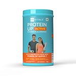 HealthKart HK Vitals ProteinUp Active (Chocolate, 400g / 0.88lbs) | All in One Triple Blend Protein | For Strength, Immunity, and Stress-Relief