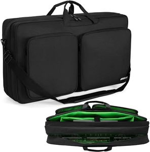 AKOZLIN Multi-layer Controller Gig Bag Padded Mixer Carry Case Fits for Pioneer RX/NI Traktor Kontrol S8/DDJ SX SX2 SX3/DDJ 800/DDJ FLX6/DDJ 1000 1000SRT/Denon MC7000