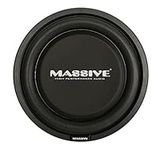 Massive Audio UFO10 10 Inch Shallow Subwoofer - High Powered 600 Watt Shallow Mount Subwoofer 2.5 inch Voice Coil and Dual 4 Ohm. Thinnest Car Subwoofer with a Clean Deep Bass Sound! Sold Individually