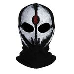 Innturt Fabric Ghost Mask COD Balaclava Skull Hood Red & White