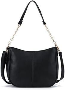 EVEOUT Borsa a tracolla per donna Pelle PU di Grande Borse a spalla Borse Tote dallo stile semplice Borsa a tracolla casual per ragazze