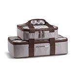 Rachael Ray Insulated Casserole Carrier with Dish Storage Combo, Hot Cold Food Carrier, Delivery Bag, Insulated Food Bag.