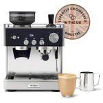 Breville Barista Signature Espresso Machine | Bean to Cup Coffee Maker with Integrated Coffee Grinder & Milk Frother | 15 Bar Italian Pump | Stainless Steel [VCF160]