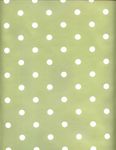 Karina Home Sage Green Dotty PVC Wipe Clean Tablecloth (200cm x 140cm)